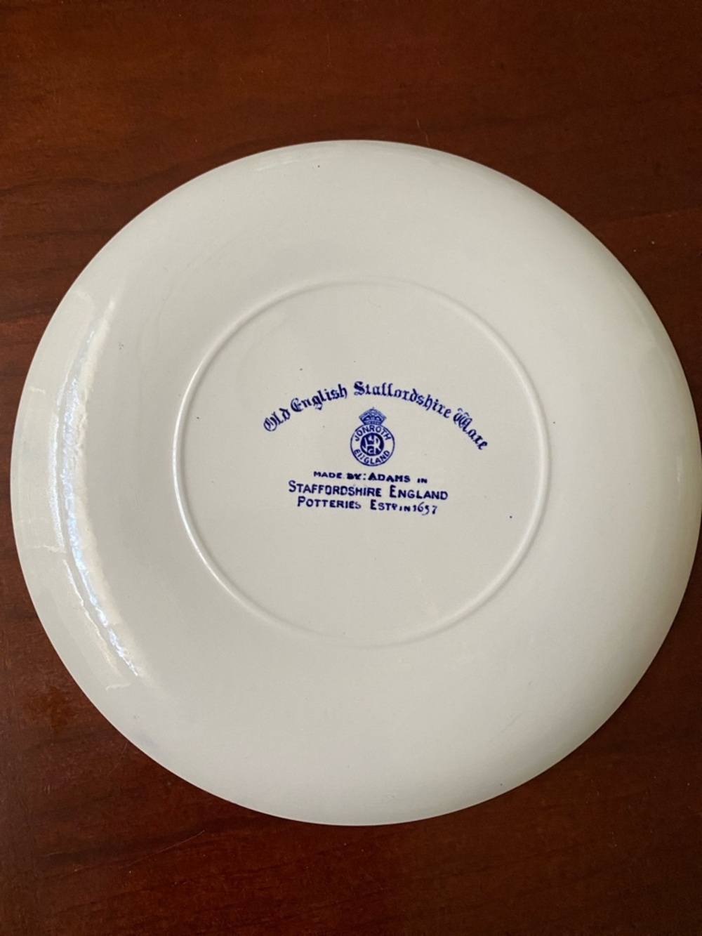 Staffordshire Liberty blue Kenmore House Decorative Plate - Picture 6 of 8